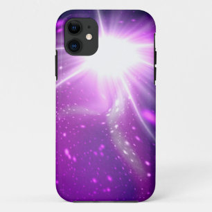 Star Light Purple Galaxy in Outer Space iPhone 11 Case