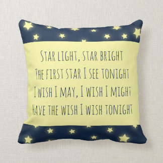 Star Light, Star Bright Baby Shower Nursery Cushion