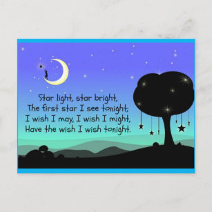 Star Light, Star Bright Postcard