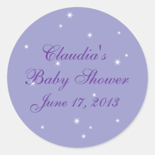 Star Lights Baby Shower Envelope Seal
