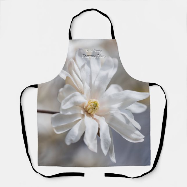 Star Magnolia Bloom Apron (Front)
