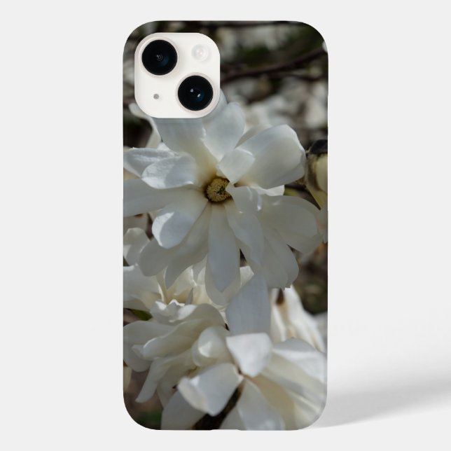 Star Magnolia Blooms iPhone Case (Back)