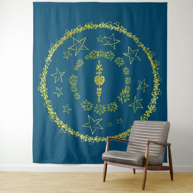 Star Mandala - Tapestry (In Situ)