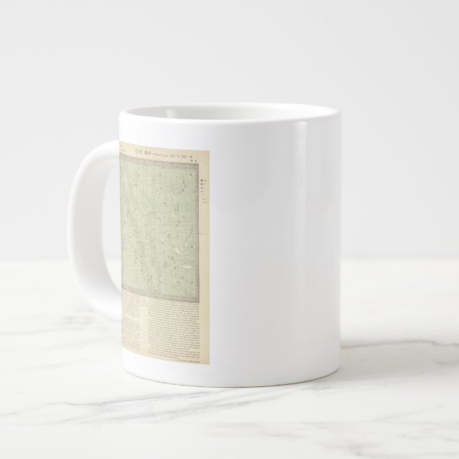 Star map 2 large coffee mug (Front Left)
