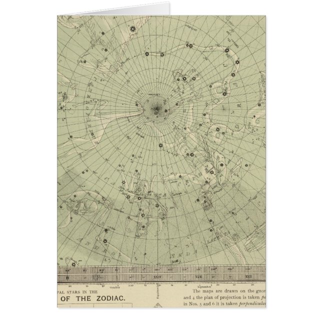 Star map of North polar region (Front)