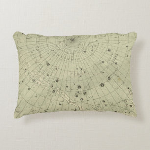 Star map of South polar region Decorative Cushion