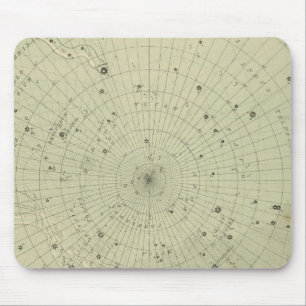 Star map of South polar region Mouse Mat