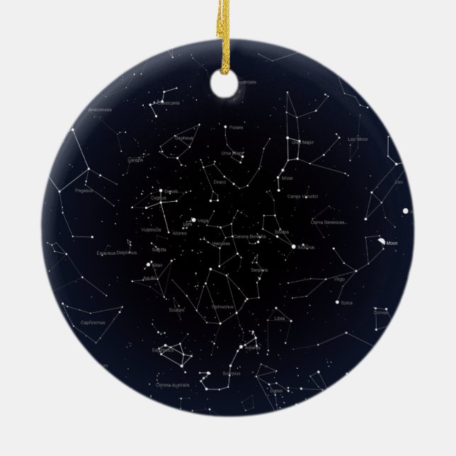 Star Map Ornament (Back)