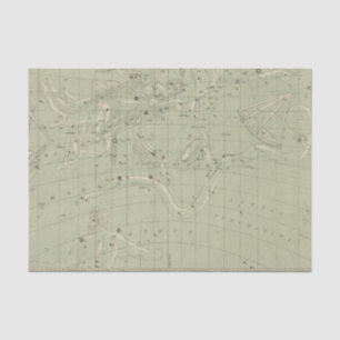 Star map tissue paper