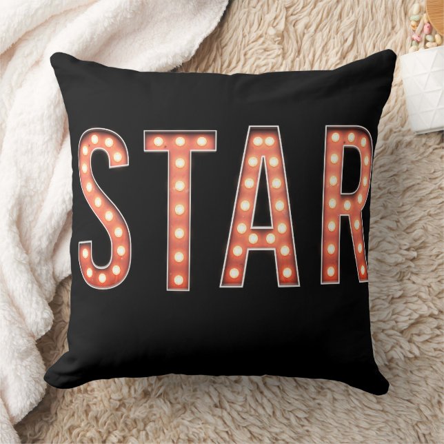 STAR Marquee Lights Cushion (Blanket)