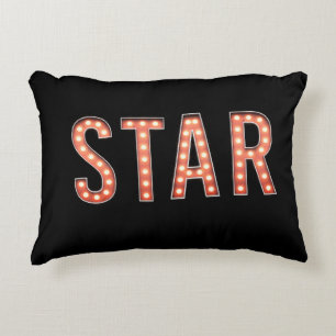 STAR Marquee Lights Decorative Cushion