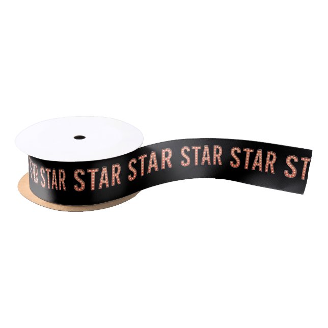 STAR Marquee Lights Satin Ribbon (Spool)