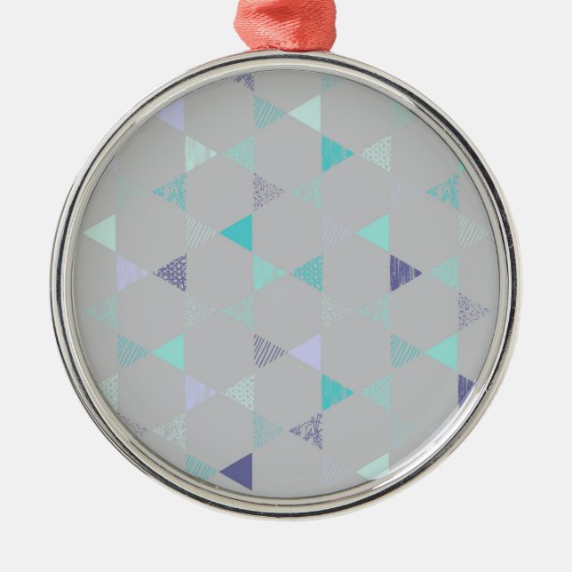 Star Metal Tree Decoration (Front)
