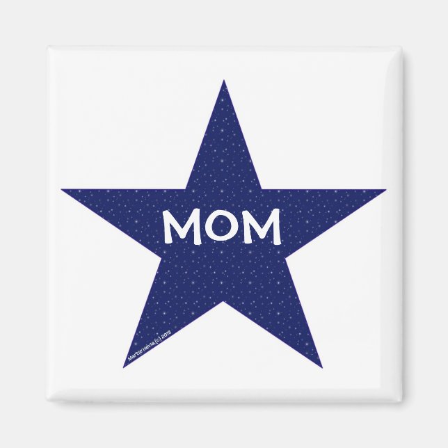 Star Mum Magnet (Front)