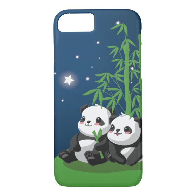 Star Night Panda Case-Mate iPhone Case (Back)