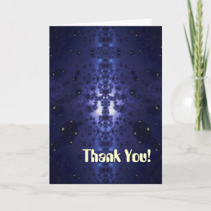 Star Night Thank You Card