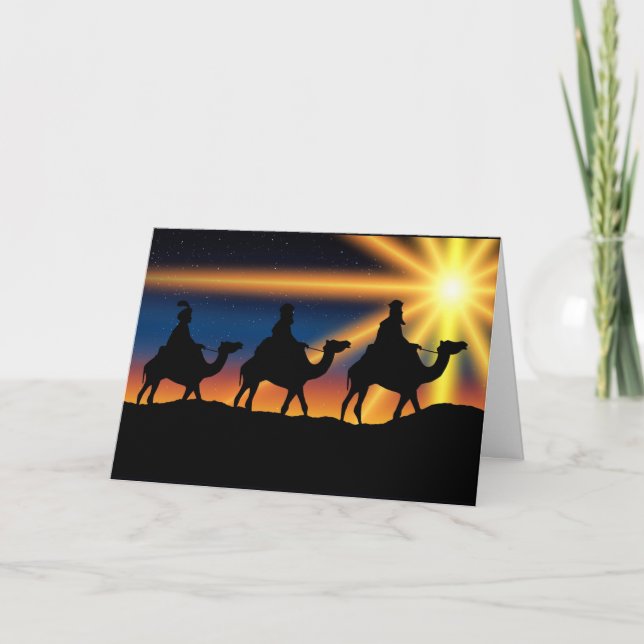 Star of Bethlehem - Birth of Christ Holiday Card (Front)