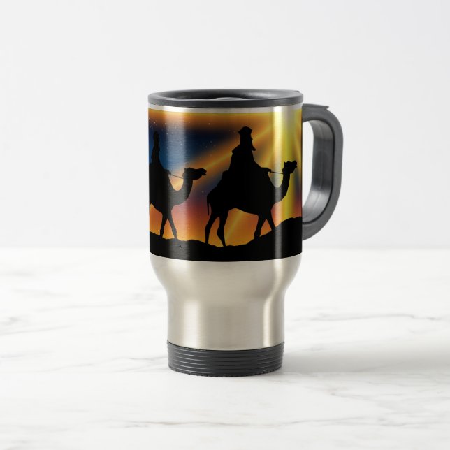 Star of Bethlehem - Birth of Christ Travel Mug (Front Right)