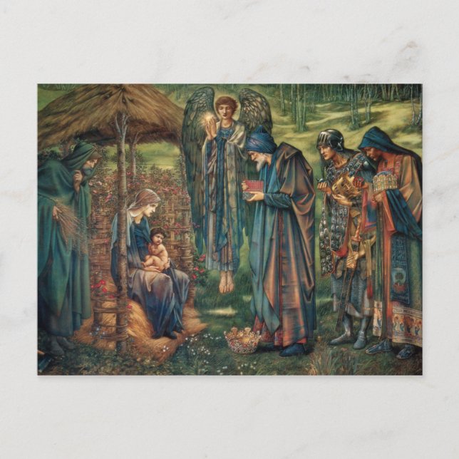Star of Bethlehem (by Edward Burne-Jones) Postcard (Front)
