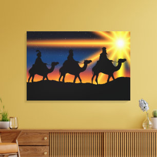 Star of Bethlehem, Christ is Born, Canvas Print