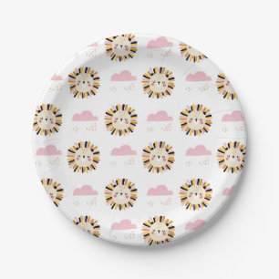 Star Of Bethlehem Flower Paper Plate