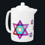 Star Of David<br><div class="desc">Jewish gifts and gift ideas with stained glass Jewish Star of David.</div>