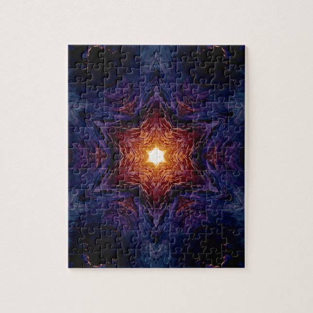Star of David 1 Jigsaw Puzzle (Vertical)