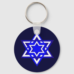 Star of David 3d Key Ring