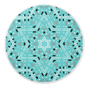 Star of David   Abstract Decorative Drawer Cabinet Ceramic Knob