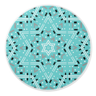 Star of David | Abstract Decorative Drawer Cabinet Ceramic Knob