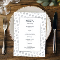 Star of David B'nai Bat Bar Mitzvah Jewish Wedding