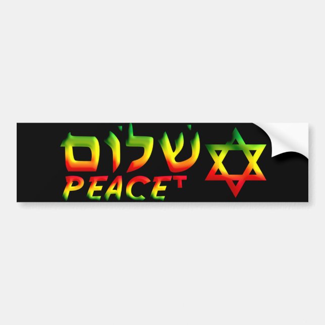 Star of David Bumper Sticker (Front)