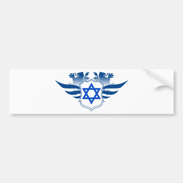 Star of David Bumper Sticker (Front)