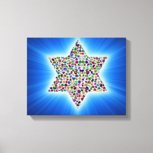Star of David Canvas Print