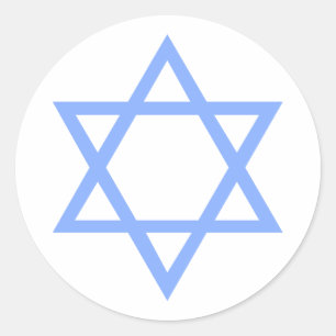 Star of David Classic Round Sticker