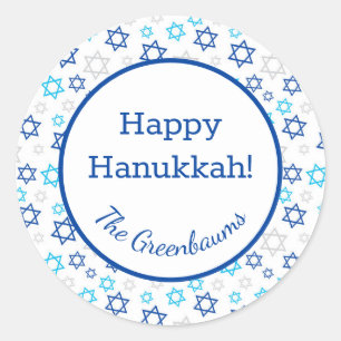 Star of David Classic Round Sticker