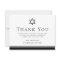 Star of David funeral sympathy thank you card
