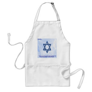 Star Of David & Funny Jewish Proverb Gifts & Cards Standard Apron