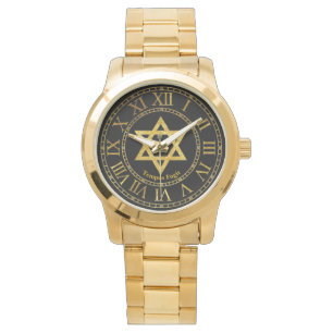 Star of David Gold Personalise Watch