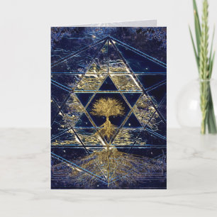 Star of David Graphic Arts Card