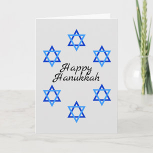 Star of David Hanukkah Holiday Card