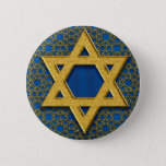 Star of David, Hanukkah Pattern Holiday Gift 6 Cm Round Badge<br><div class="desc">Star of David,  Hanukkah Pattern Holiday Gift - Makes a perfect gift for men,  women,  kids,  boys and girls and your Jewish family and friends!</div>