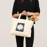Star Of David Happy Hanukkah Watercolor  Mini Tote Bag<br><div class="desc">Watercolor Hand-painted by Kredas.
Quality Hanukkah tote bag for you to customise with your special holiday message.</div>
