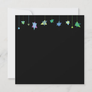 Star of David Invitation Bar Bat Mitzvah Jewish
