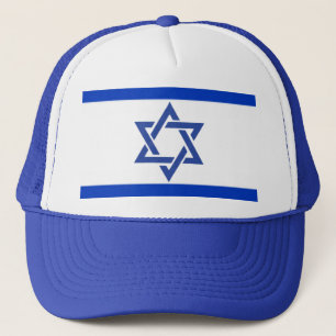Star of David, Israel Flag, Jewish Delux Ball Cap