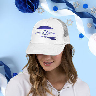 Star of David Israeli Flag, Stand with Israel Hat