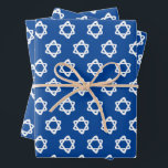 Star of David Jewish Bar Mitzvah Hanukkah Simple Wrapping Paper Sheet<br><div class="desc">Hope you like this hand made paper variety pack.  Check out my shop for lots more colours and patterns and let me know if you'd like something customised. I have matching bar mitzvah invitations,  thank you notes,  mazel tov cards,  and more!</div>