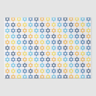 Star of David Jewish Colourful  Tissue Paper