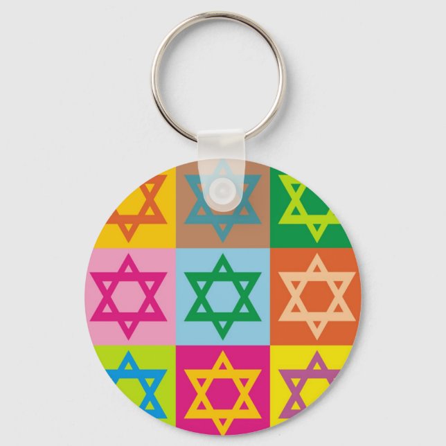 Star of David Key Ring (Front)