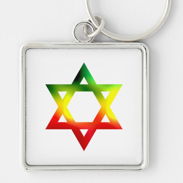 Star of David Key Ring (Front)